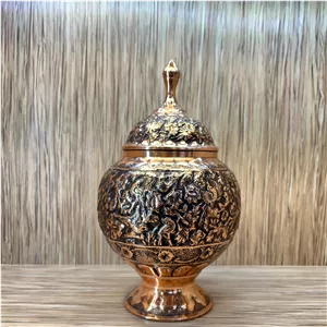 شکلات خوری مسی قلمزنی 