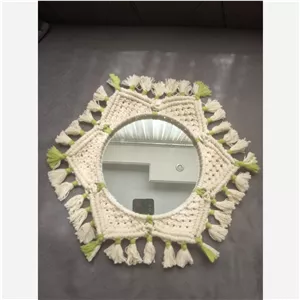  ایینه مکرومه خورشیدی 