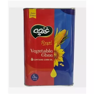 روغن جامد 5کیلویی غنچه حاوی ذرت پک2 عددی (پس کرایه)