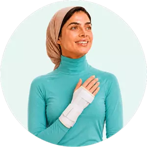 مچ بند طبی آتل دار راست هُماس طب(اوت لت)