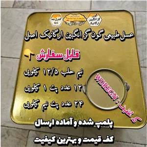 عسل طبیعی تک گل گون گز انگبین ارگانیک کوهرنگ اصل 12 5 کیلویی -کوهی (خرید مستقیم از زنبوردار) ارسال رایگان