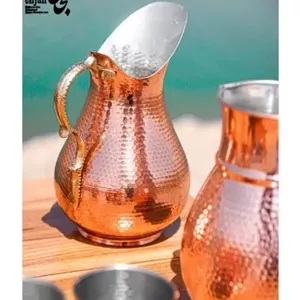 خرید پارچ لب قو ساده مسی؛ ترکیب زیبایی و اصالت ایرانی