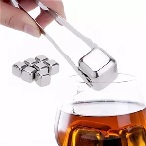 یخ استیل دائمی 6 عددی به همراه انبر