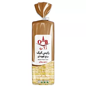 رایس کیک برنج قهوه ای OAB (100 گرم) کد 5065