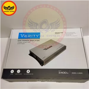 آمپیلی فایر 4 کانال خودرو برند وریتی مدل 8304(3400 وات، 80 rms) 