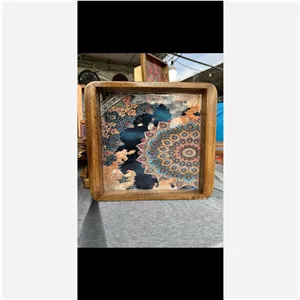 سینی رزینی چوب روس