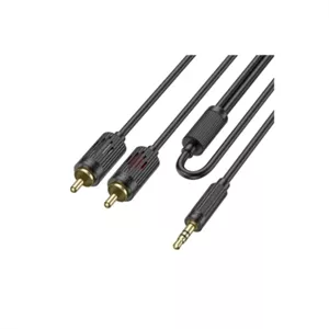 کابل تبدیل جک 3.5 میلی متری به RCA هوکو مدل UPA28 طول 1.5 متر (کد:5)