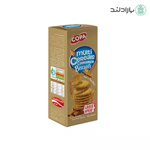 بیسکویت سبوسدار چند غله با طعم دارچین کوپا - 150 گرم