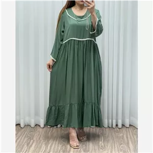 ساحلی نخی نواری طرح دریا فری سایز زنانه