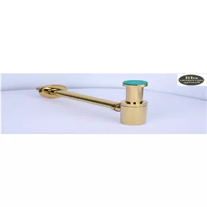 سیفون روشویی برنجی طلا مات