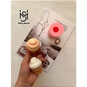 قالب سیلیکونی بستنی قیفی