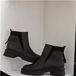 بوت چلسی اکو زنانه مشکی ECCO؛ مینیمال و راحت برای پاییز - زیره پی یو - تولید تبریز