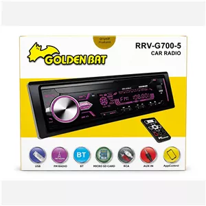 رادیو فلش پنل ثابت آیسی بزرگ بلوتوثی گلدن بت مدل RRV-G700