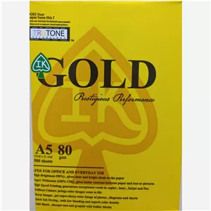کاغذ A5گلد 