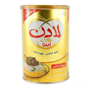 روغن نیمه جامد پخت و پز زیرو ترانس طلایی لادن - 900 گرم