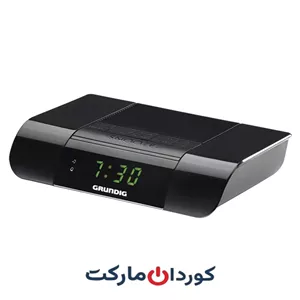 رادیو ساعت گروندیک آلمانGrundig KSC 35 (تیونر FM) با عملکرد تایمر خواب مشکی کد (39874)