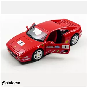 ماکت ماشین فلزی فراری اف 355 چلنج 1 24 بوراگو ferrari F355 challenge burago
