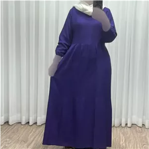 پیراهن ساحلی زنانه مدل آیدا نخی فری سایز با کمربند
