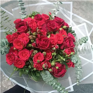باکس گل مینیاتوری قرمز
