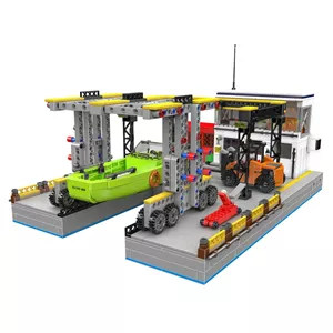 لگو مولد کینگ 10142 تعمیرگاه قایق ماهیگیری Dock Ship Repair Factory