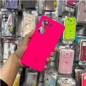 گارد POCOX7PRO شیائومی مدل سیلیکونی اورجینال رنگ صورتی