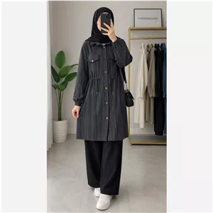 شومیز مانتویی زنانه جنس کراش