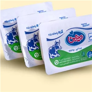 کره 10 گرمی حیوانی فرم سیل میهن مخصوص کترینگ (بسته 100 عددی)