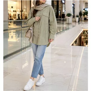 شومیز مانتویی سلین زنانه 