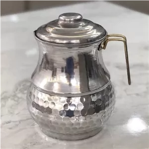پارچ روحی چکشی دسته طلایی