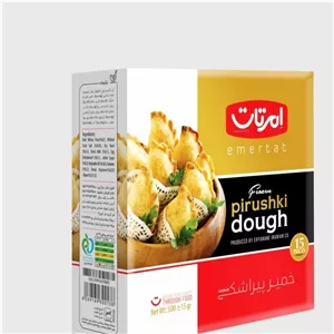 خمیر پیراشکی ممتاز امرتات عمده و تک خرید مستقیم از مرکز پخش