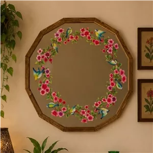 آینه گل و گنجشک ویترای 