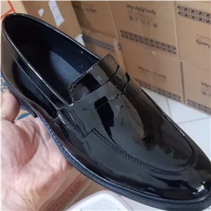 کفش کالج مردانه ورنی 