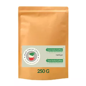 پودر قهوه اسپرسو 80 درصد روبوستا 20 درصد عربیکا ایران ایتالیا - 250 گرم