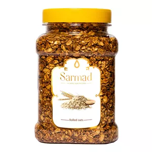 جو دو سر پرک تفت داده با شیره خرما - 750 گرم