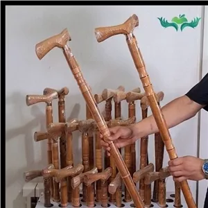 عصا چوبی راش خراطی شده 12 عددی