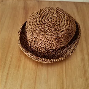 کلاه رافیا.قهوه ای