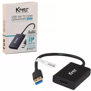تبدیل USB به HDMI کی نت K-HA10