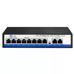 سوییچ 8 پورت POE کیو پلاس PL-P8002