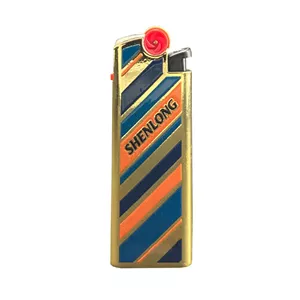 فندک گازی شنلونگ مدل سنگی طرح گرافیکی کد DKD-2100