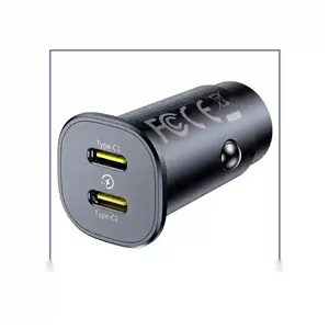 شارژر فندکی دو پورت تایپ سی 30 وات بیسوس Baseus GoTrip DP1 Car Charger BS-C15C2