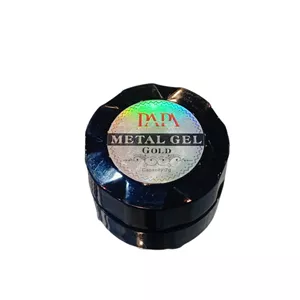 متال ژل رنگ طلایی GOLD حجم 8 میل پاپا - PAPA