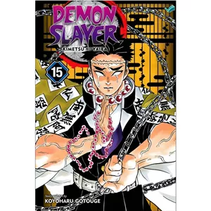 کتاب Demon Slayer Kimetsu no Yaiba Vol. 15 اثر Koyoharu Gotouge Ryoji Hirano انتشارات بله