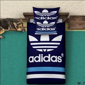 سرویس روتختی یک نفره 4تیکه سه بعدی چاپی طرحهای آدیداس نایک ارسال رایگان 