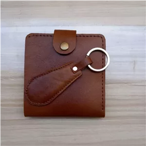 کیف جا کارتی کیف پول تاشو چرم طبیعی چرمی