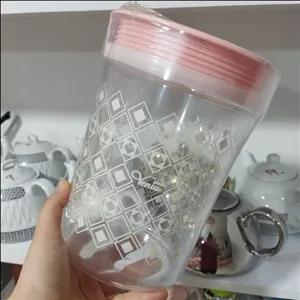 قوطی کریستال 2 ونوس سایز بزرگ ، ظرف نگهدارنده پلاستیکی 