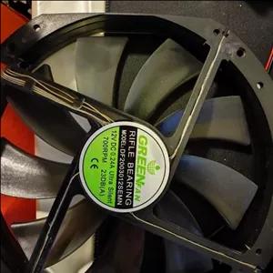 فن 20 و 24 سانتی متر  گرین با کانکتور 3 پین  RIFLE BEARING 3PIN green