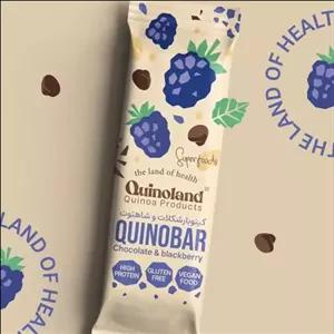 میان وعده سالم و پروتئینی کامل با کینوآ،کینوبار شکلات و شاه توت 