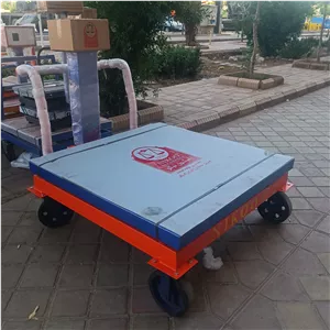 باسکول نیکو چرخدار دو نیم تنی چهار لودسل  ابعاد کفه 125در 125گارانتی 18ماه