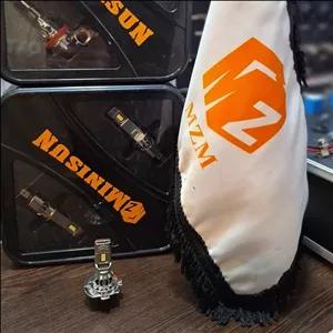 هدلایت مینی سان از برند MZM پایه H4 تک رنگ گارانتی 1 ساله