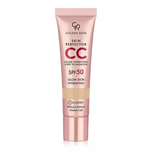 سی سی کرم ضدآفتاب گلدن رز spf50 کرم پودری104 